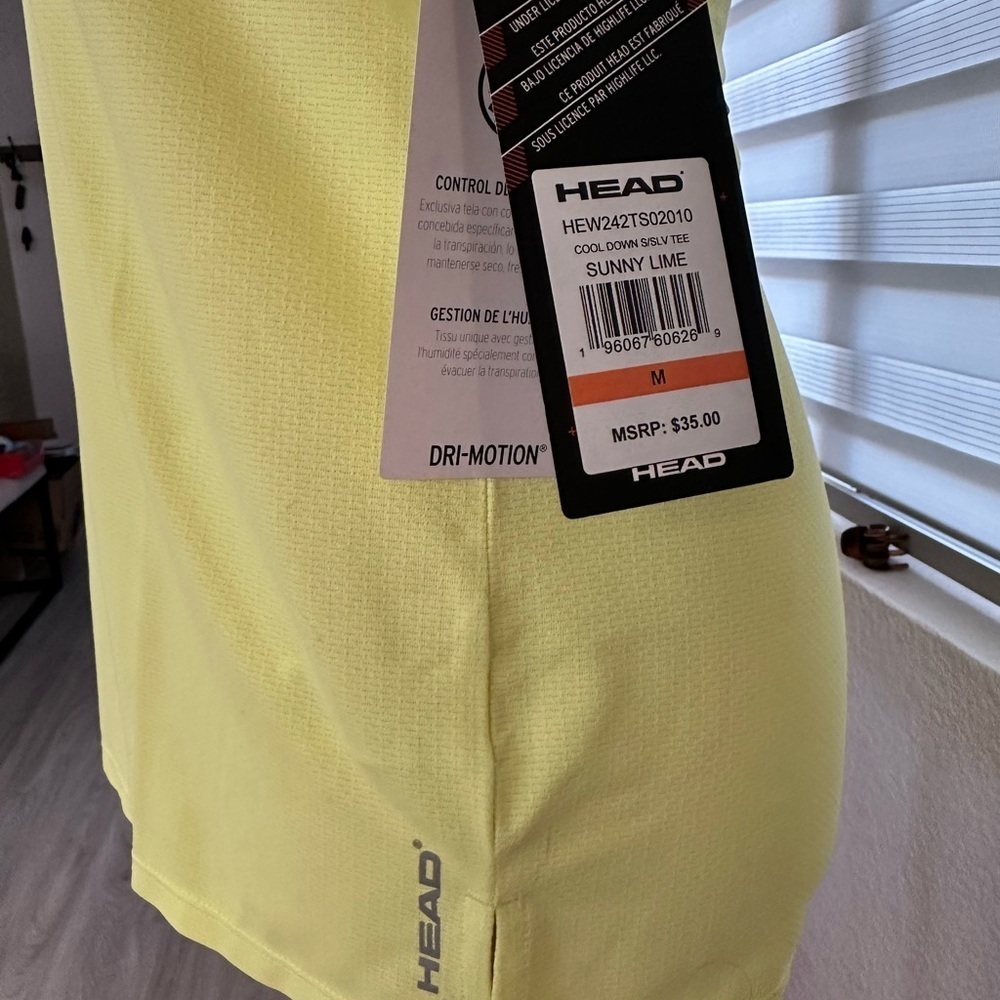 HEAD Cool Down Tee - Sunny Lime
Sz: (M) - Picture 4 of 6